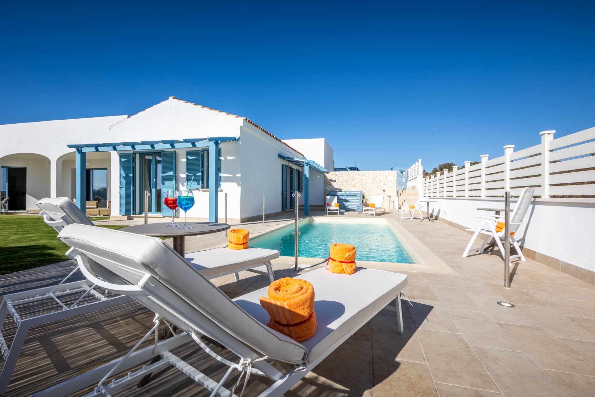 Swimming pool close to sea
